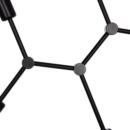 ΦΩΤΙΣΤΙΚΟ ΟΡΟΦΗΣ 4ΦΩΤΟ LIGHTY ΜΕΤΑΛΛΟ ΣΕ ΜΑΥΡΟ 57x5x52