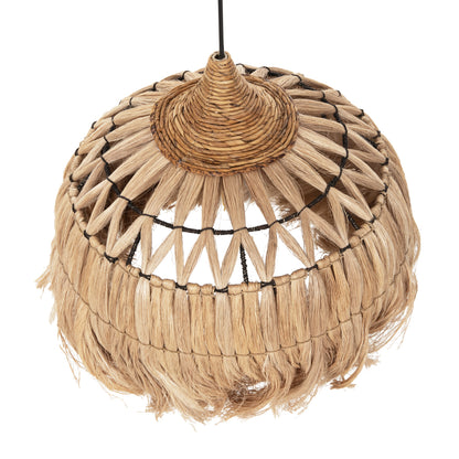 CEILING LIGHT ABACA FIBER IN NATURAL COLOR Φ52x48-120