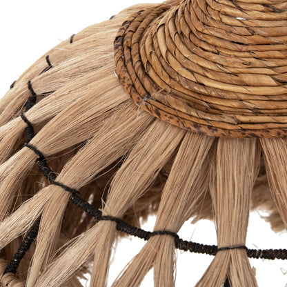 CEILING LIGHT ABACA FIBER IN NATURAL COLOR Φ52x48-120
