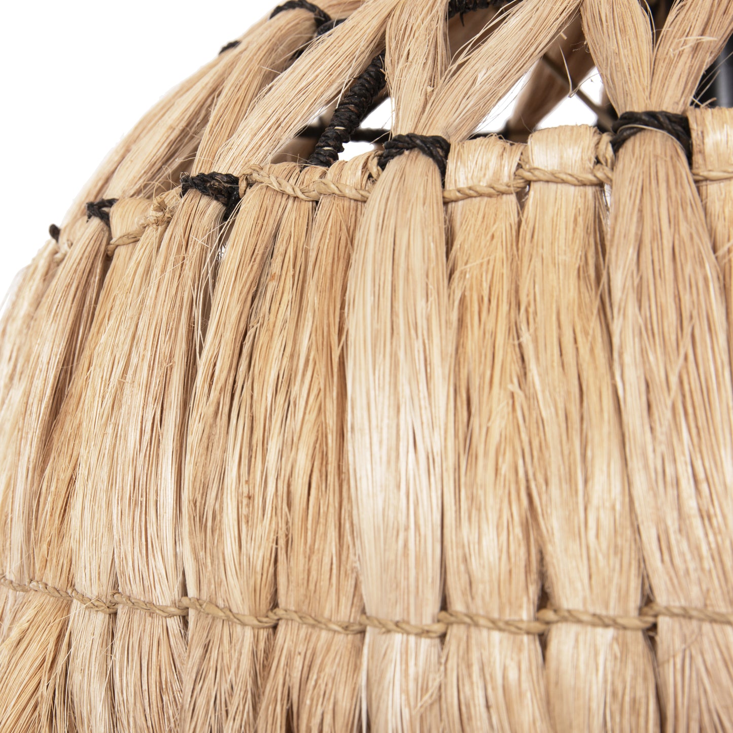 CEILING LIGHT ABACA FIBER IN NATURAL COLOR Φ52x48-120