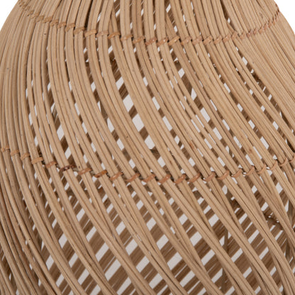 ΦΩΤΙΣΤΙΚΟ ΟΡΟΦΗΣ CARBOY ΚΡΕΜΑΣΤΟ ΑΠΟ RATTAN ΣΕ ΦΥΣΙΚΟ ΧΡΩΜΑ Φ28x163,5