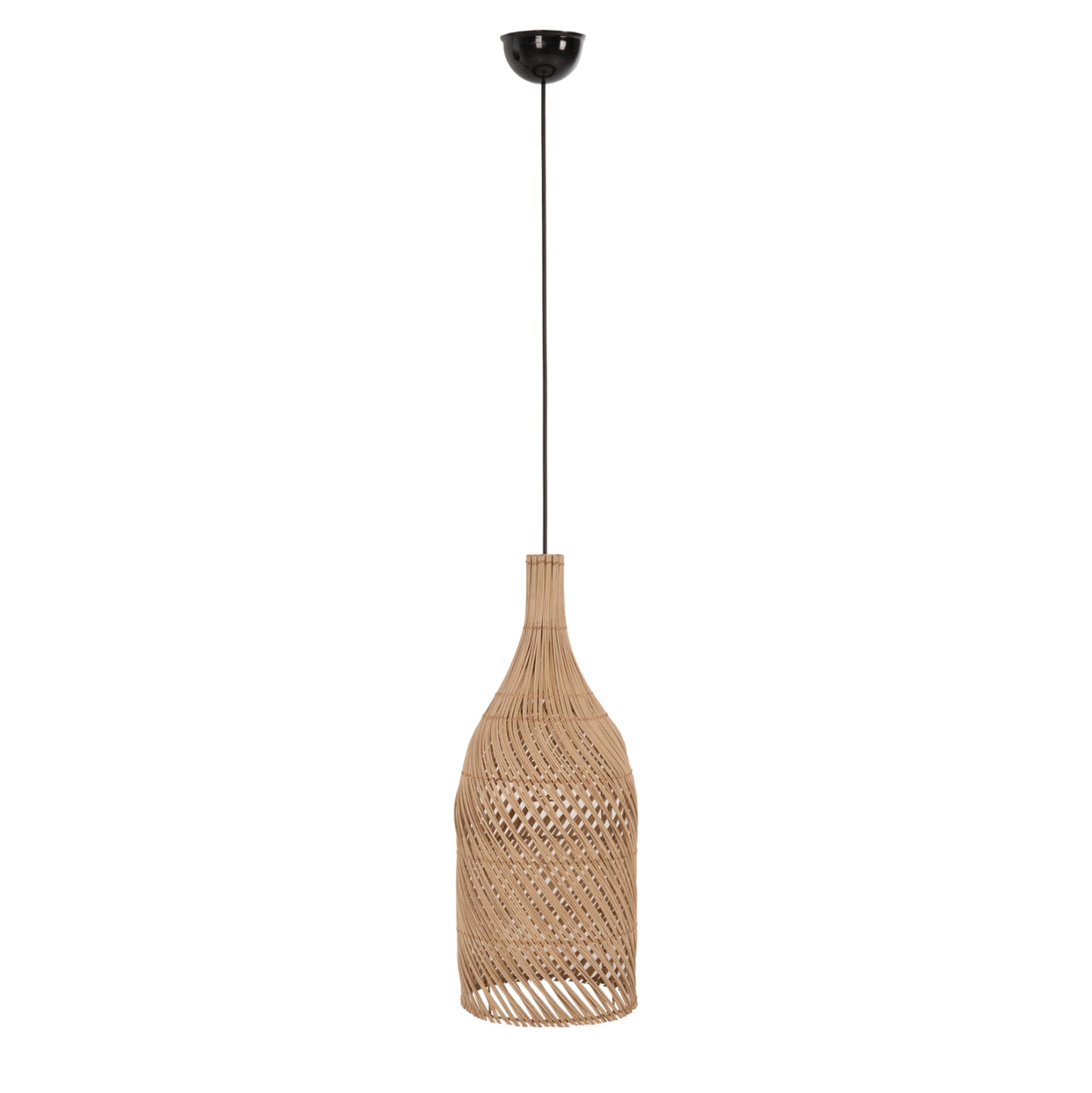 ΦΩΤΙΣΤΙΚΟ ΟΡΟΦΗΣ CARBOY ΚΡΕΜΑΣΤΟ ΑΠΟ RATTAN ΣΕ ΦΥΣΙΚΟ ΧΡΩΜΑ Φ28x163,5