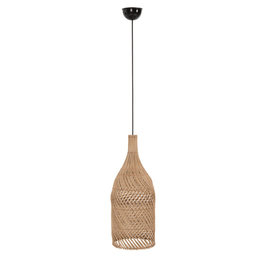 ΦΩΤΙΣΤΙΚΟ ΟΡΟΦΗΣ CARBOY ΚΡΕΜΑΣΤΟ ΑΠΟ RATTAN ΣΕ ΦΥΣΙΚΟ ΧΡΩΜΑ Φ28x163,5