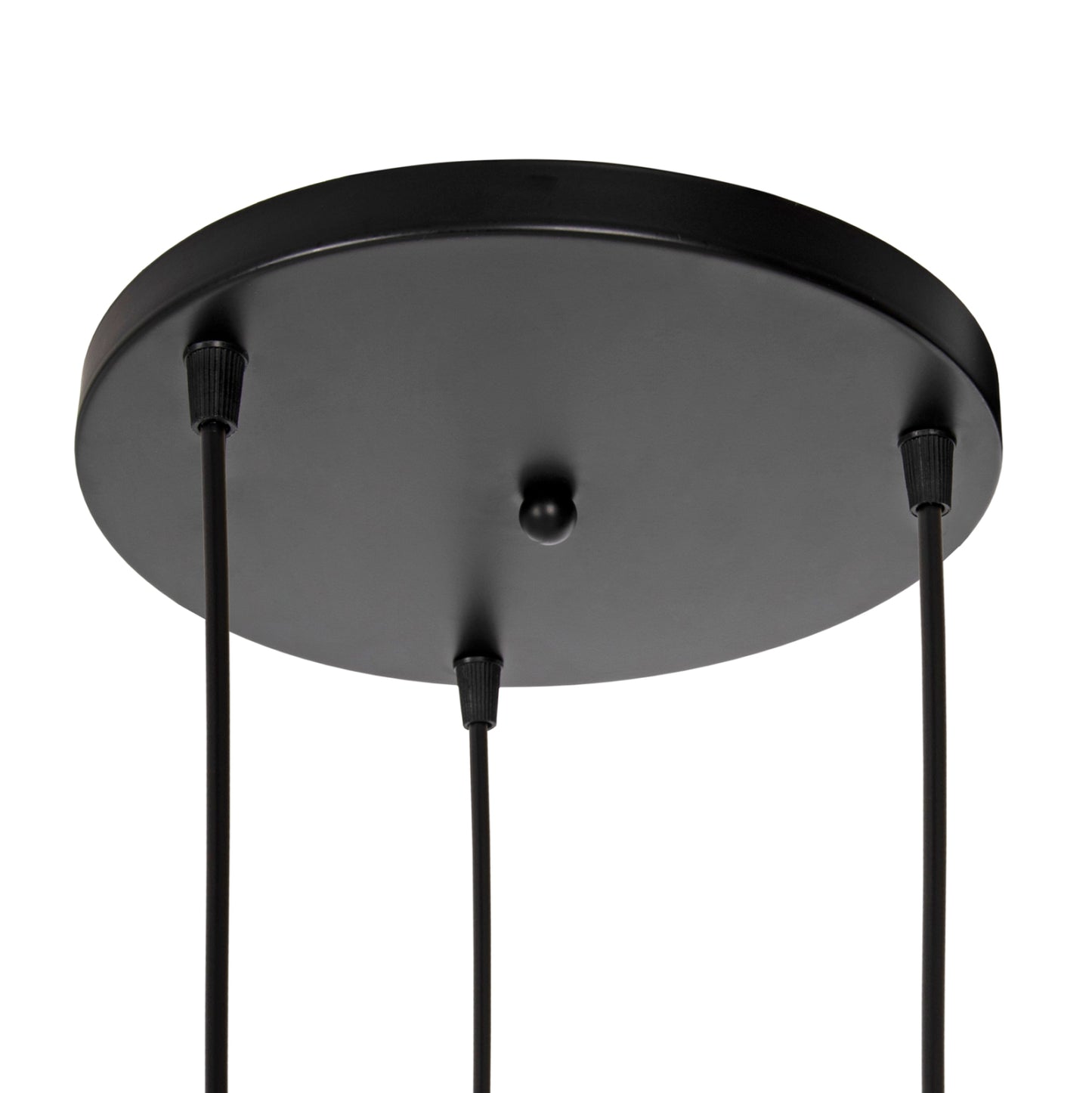 HANGING CEILING LIGHT 3-LIGHT BLACK METAL 25x22x123