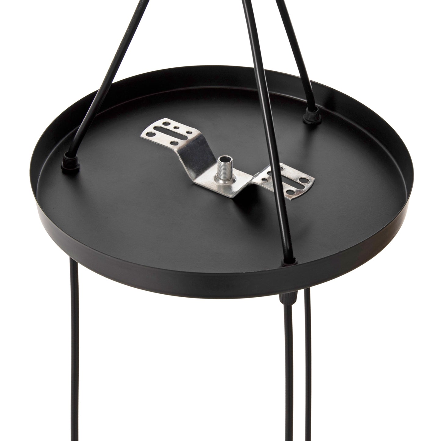 HANGING CEILING LIGHT 3-LIGHT BLACK METAL 25x22x123