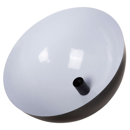 CEILING PENDANT LAMP BLACK METAL SHADE D40x125