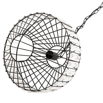 CEILING PENDANT LAMP METAL BLACK SHADE D33.5x29-127.5