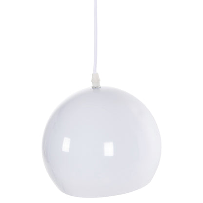 CEILING HANGING LAMP WHITE METAL BELL 19x19x115