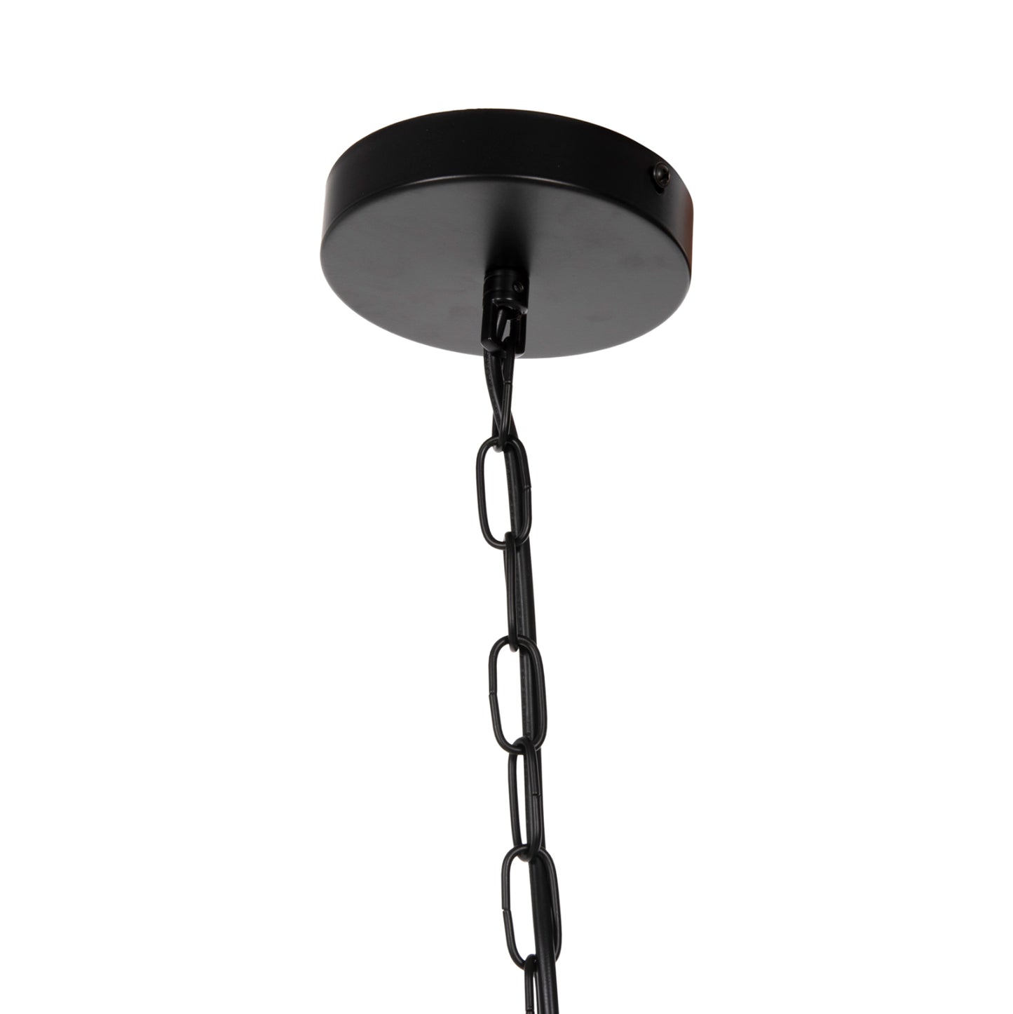 CEILING PENDANT LIGHT BLACK METAL SPHERE 6-LIGHT Ø42x108