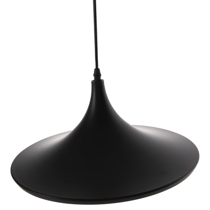 CEILING PENDANT LIGHT ALUMINUM IN BLACK & GOLD Φ36x112