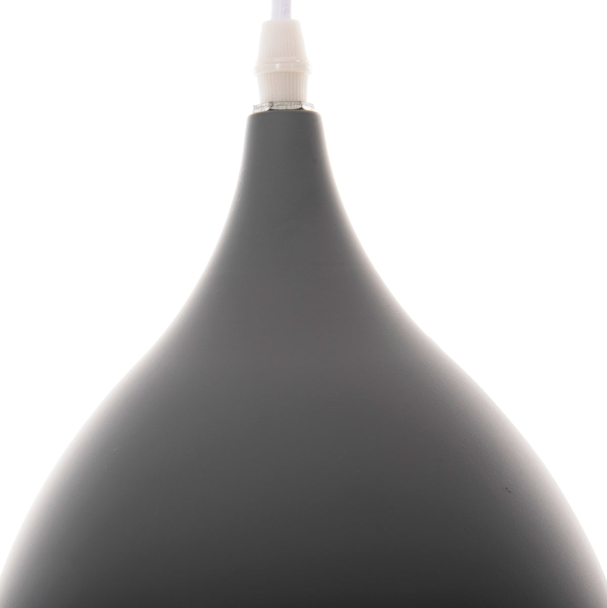 GREY METAL 3-LIGHT PENDANT CEILING LAMP D33x115