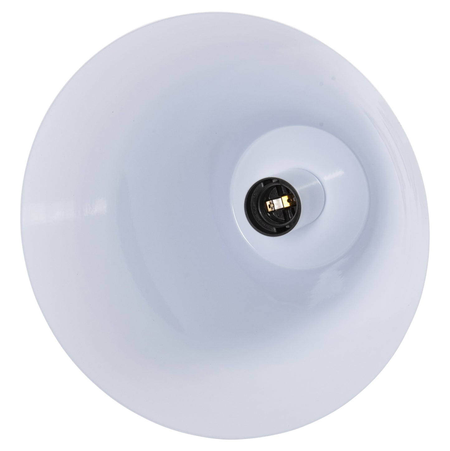 PENDANT CEILING LIGHT WHITE METAL SHADE 24,5x24,5x113
