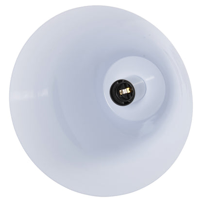 PENDANT CEILING LIGHT WHITE METAL SHADE 24,5x24,5x113
