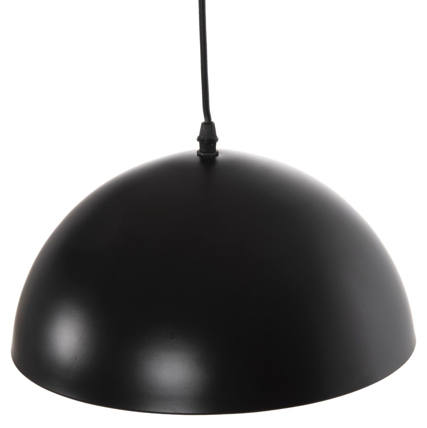 CEILING PENDANT LAMP BLACK GOLD ALUMINUM SHADE D29x113