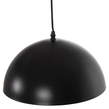 CEILING PENDANT LAMP BLACK GOLD ALUMINUM SHADE D29x113