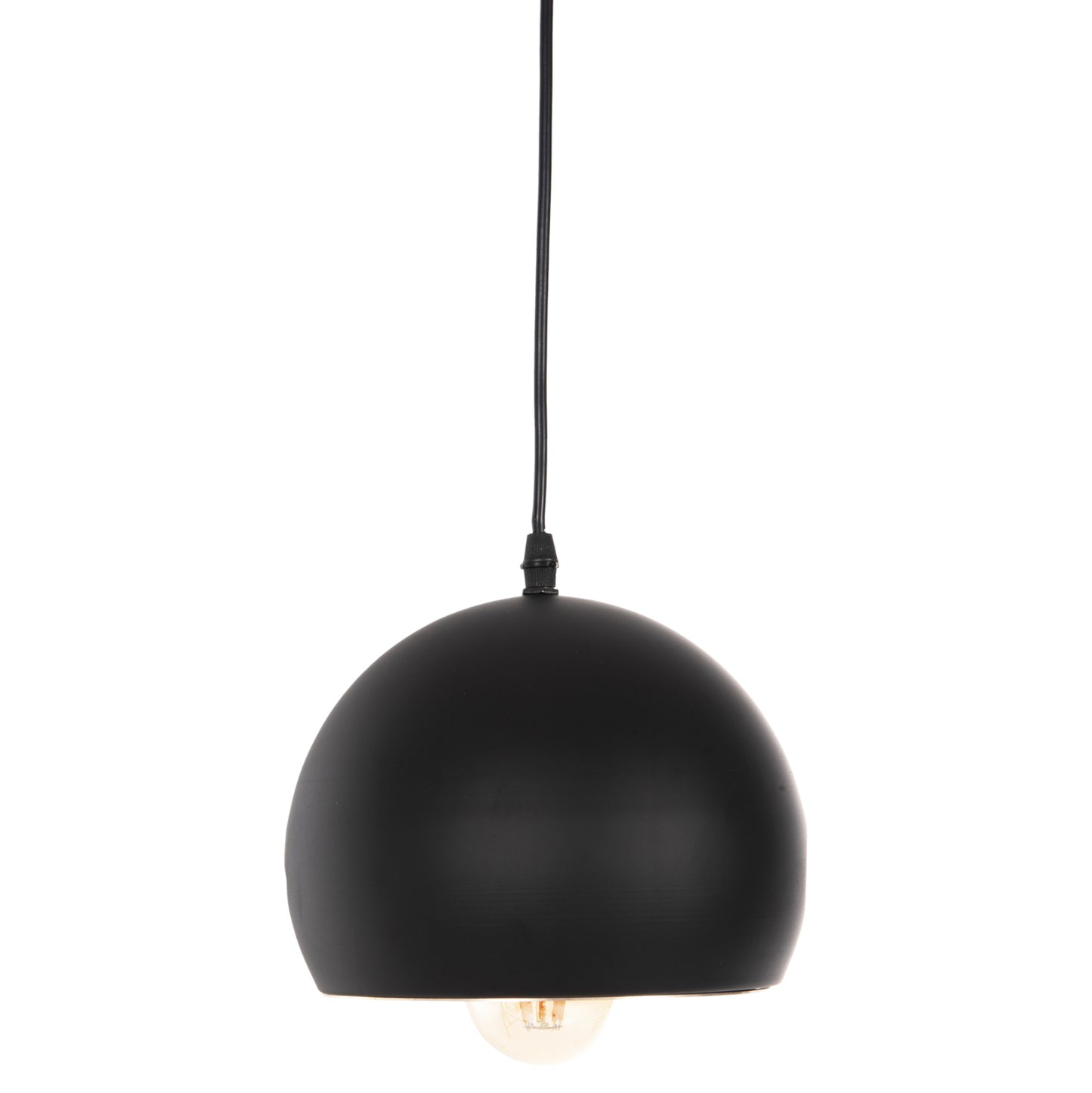 CEILING PENDANT LIGHT BLACK ALUMINUM SHADE F20x113
