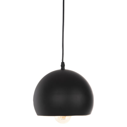 CEILING PENDANT LIGHT BLACK ALUMINUM SHADE F20x113