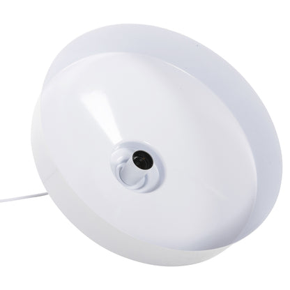 CEILING PENDANT LIGHT WHITE METAL SHADE D40x116