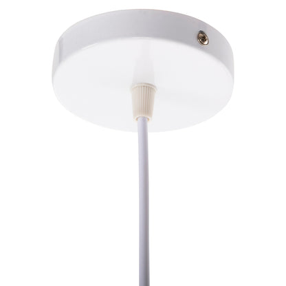CEILING PENDANT LIGHT YELLOW METAL SHADE Ø40x116