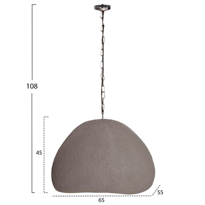 ΦΩΤΙΣΤΙΚΟ ΟΡΟΦΗΣ ΚΡΕΜΑΣΤΟ JAYLEN FIBER CEMENT ΓΚΡΙ 65x55x45