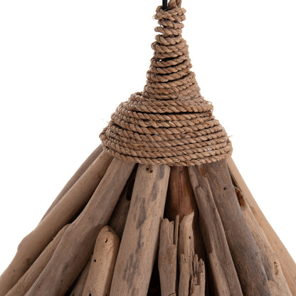ΦΩΤΙΣΤΙΚΟ ΟΡΟΦΗΣ ΚΡΕΜΑΣΤΟ TREIT DRIFTWOOD ΣΕ ΦΥΣΙΚΟ 48x54x52-73