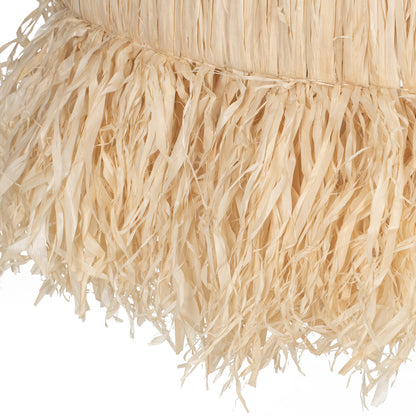 CEILING LIGHT CYLINDRICAL SISAL FIBRE SHADE IN NATURAL 80x80x45