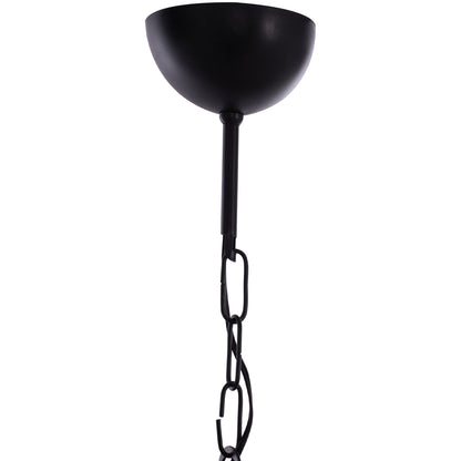 CEILING LAMP WITH WOOD AND METAL MESH 30x16x50
