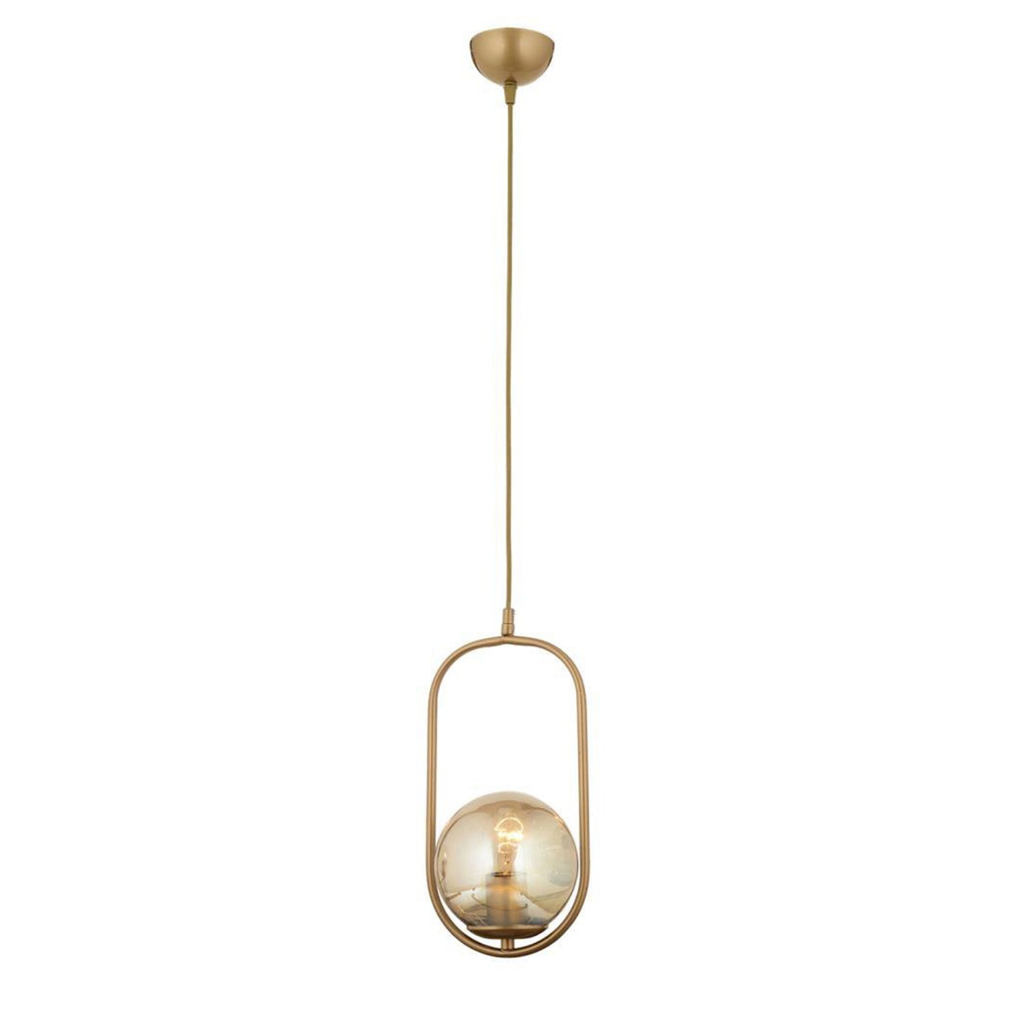 CEILING LAMP METAL GOLD 17x80cm