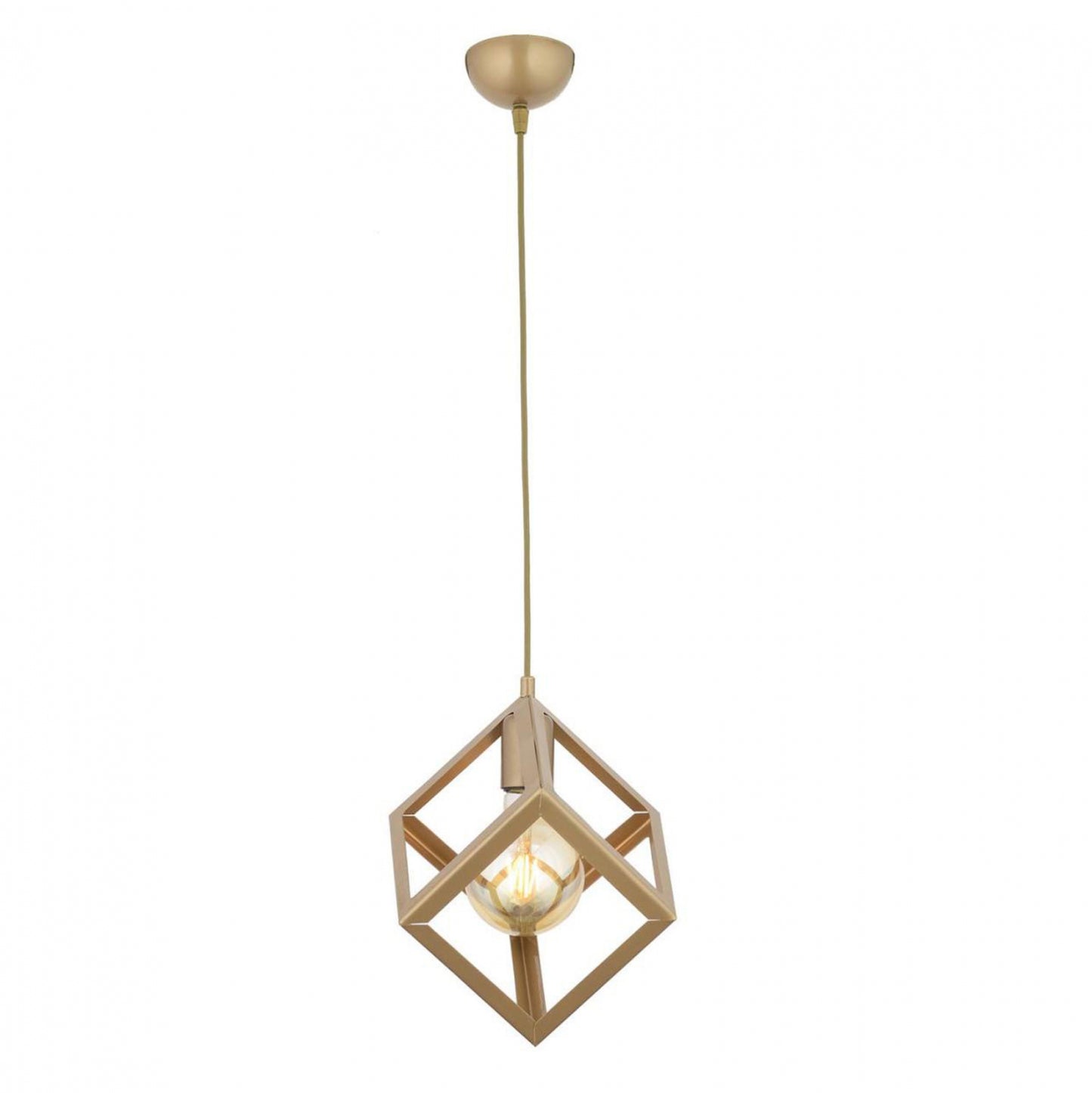 CEILING LAMP METAL GOLD 20x80cm