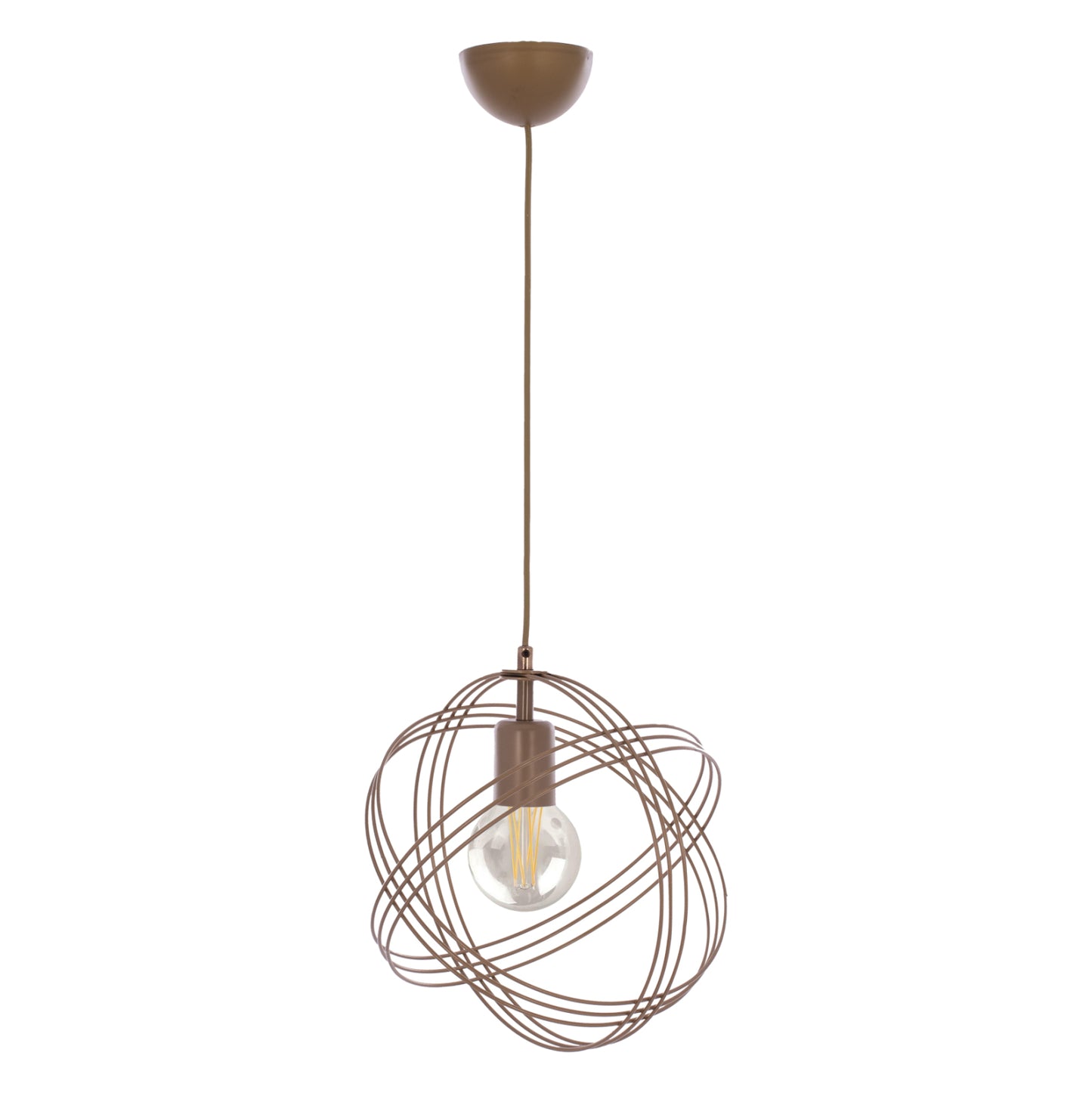CEILING LAMP METAL GOLD 30x60cm