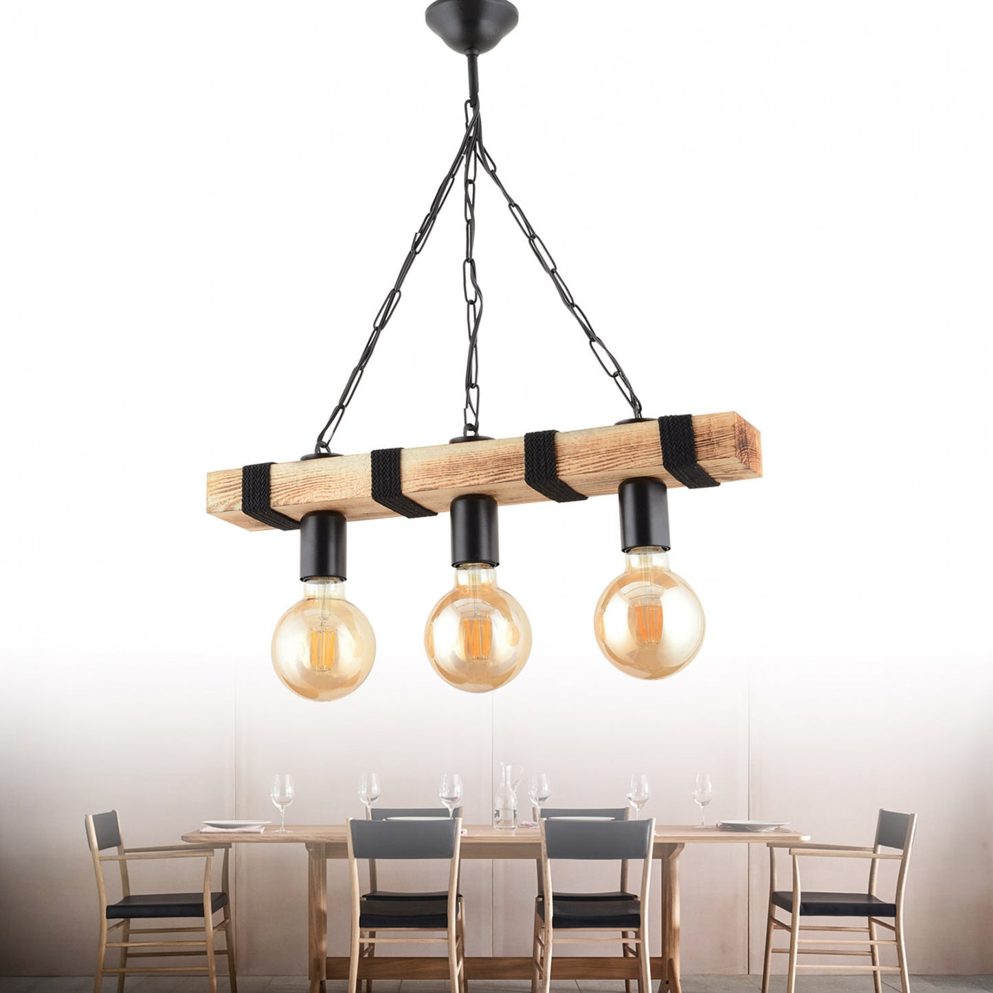 CEILING LIGHT THREE-LIGHT 50x70cm