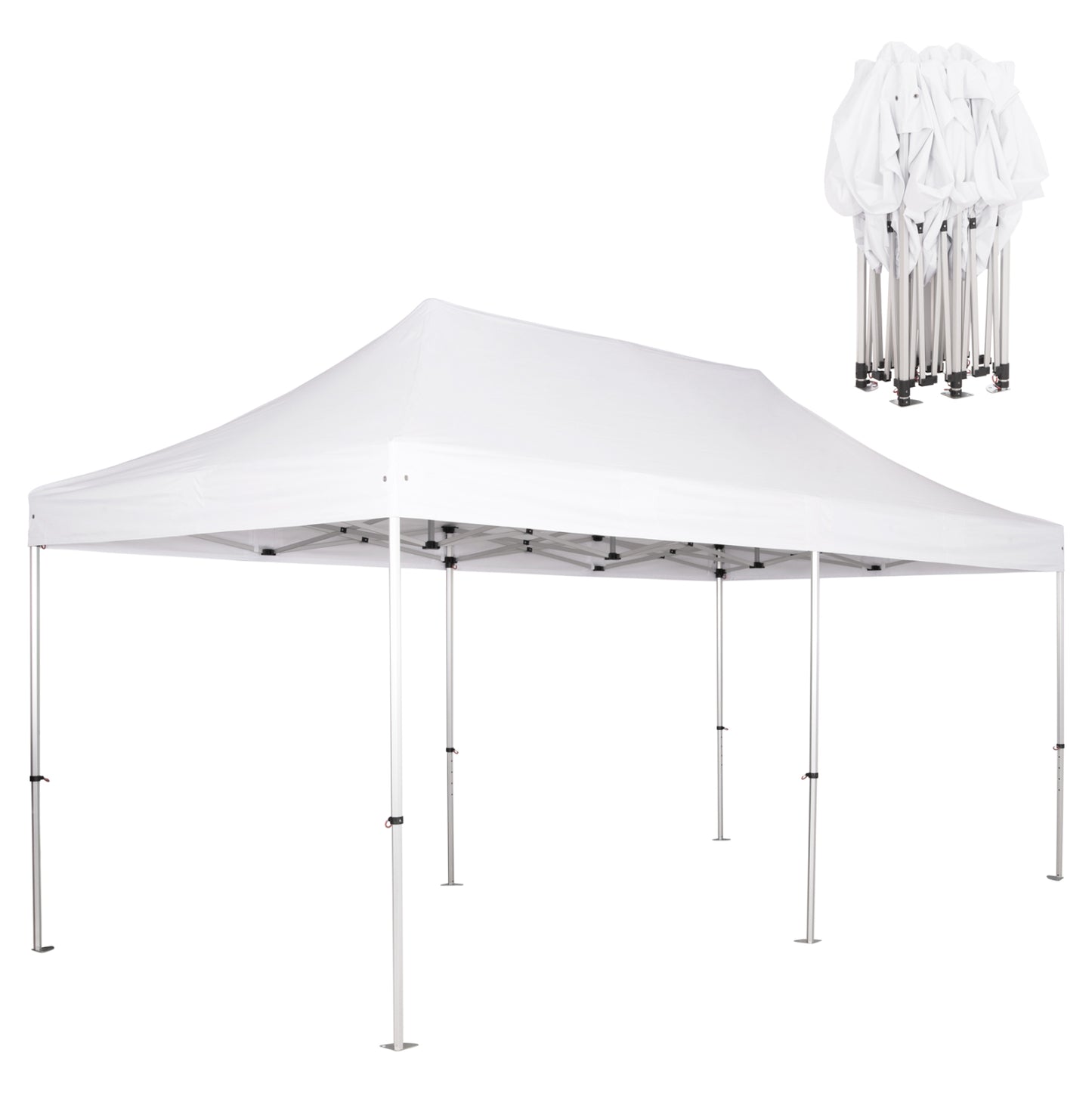 GAZEBO ΕΠΑΓΓΕΛΜΑΤΙΚΟ ΒΑΡΕΩΣ ΤΥΠΟΥ CRESSEN ΠΤΥΣΣΟΜΕΝΟ ΑΛΟΥΜΙΝΙΟΥ 3x6x3,4m