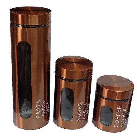 Χρυσό-Ροζ Βάζο Καφέ με Καπάκι Γυάλινο 10x12εκ