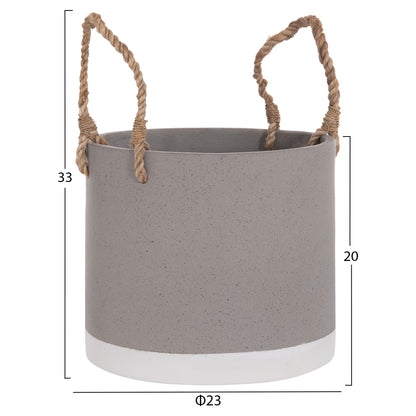 ΓΛΑΣΤΡΑ ΕΣ. ΧΩΡΟΥ ΣΕΙΡΑ TRYLL FIBER CEMENT ΓΚΡΙ & ΣΧΟΙΝΙ Φ23x20