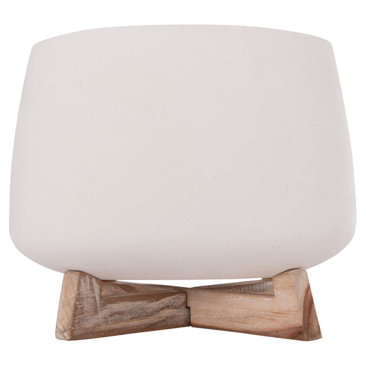 ΓΛΑΣΤΡΑ ΕΣ. ΧΩΡΟΥ FRELLO ΛΕΥΚΟ FIBER CEMENT TEAK ΒΑΣΗ 29x29x23,5