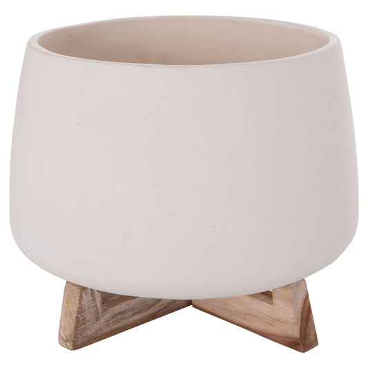 ΓΛΑΣΤΡΑ ΕΣ. ΧΩΡΟΥ FRELLO ΛΕΥΚΟ FIBER CEMENT TEAK ΒΑΣΗ 29x29x23,5