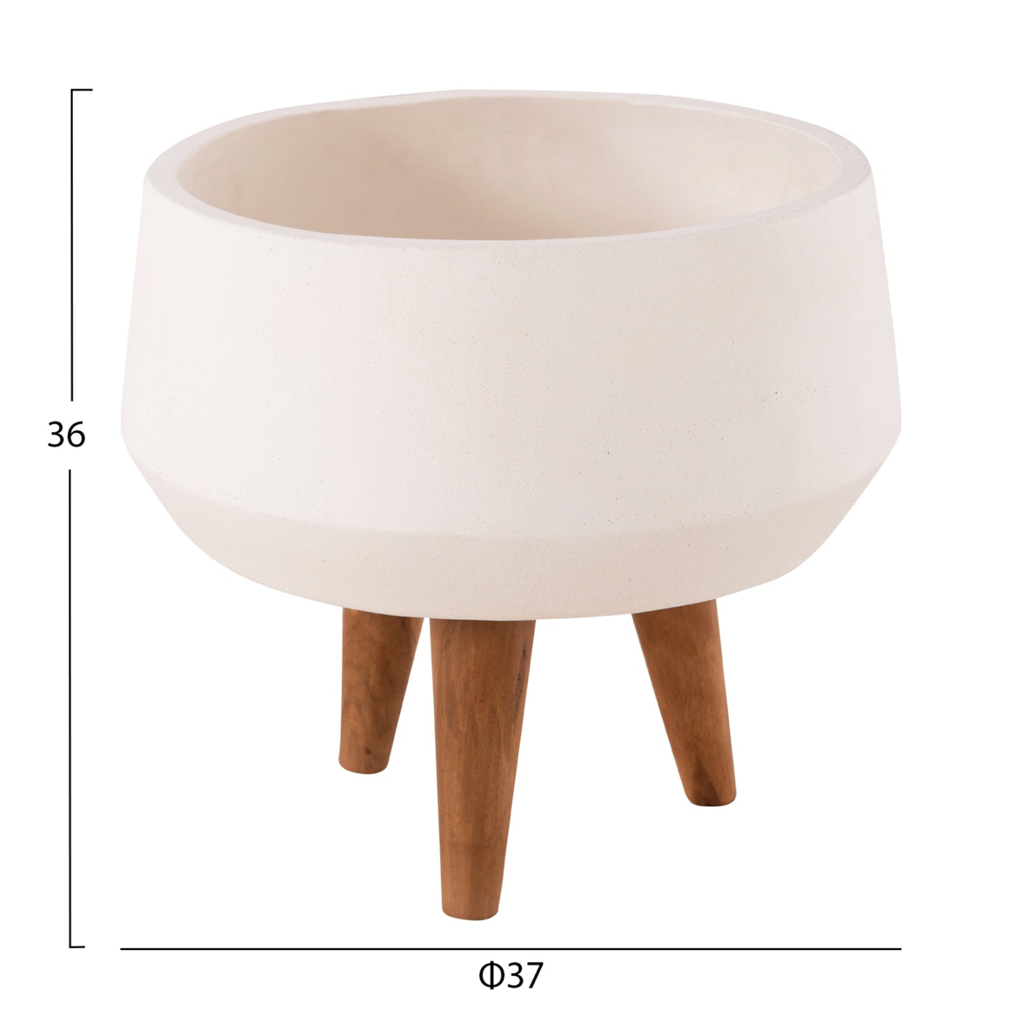 ΓΛΑΣΤΡΑ ΕΣΩΤ. ΧΩΡΟΥ QUAN FIBER CEMENT ΛΕΥΚΟ-ΒΑΣΗ TEAK Φ37x36