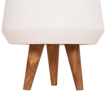 ΓΛΑΣΤΡΑ ΕΣΩΤ. ΧΩΡΟΥ QUAN FIBER CEMENT ΛΕΥΚΟ-ΒΑΣΗ TEAK Φ37x36