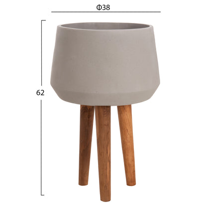 ΓΛΑΣΤΡΑ ΕΣΩΤ. ΧΩΡΟΥ QUAN FIBER CEMENT ΓΚΡΙ-ΒΑΣΗ TEAK Φ38x62