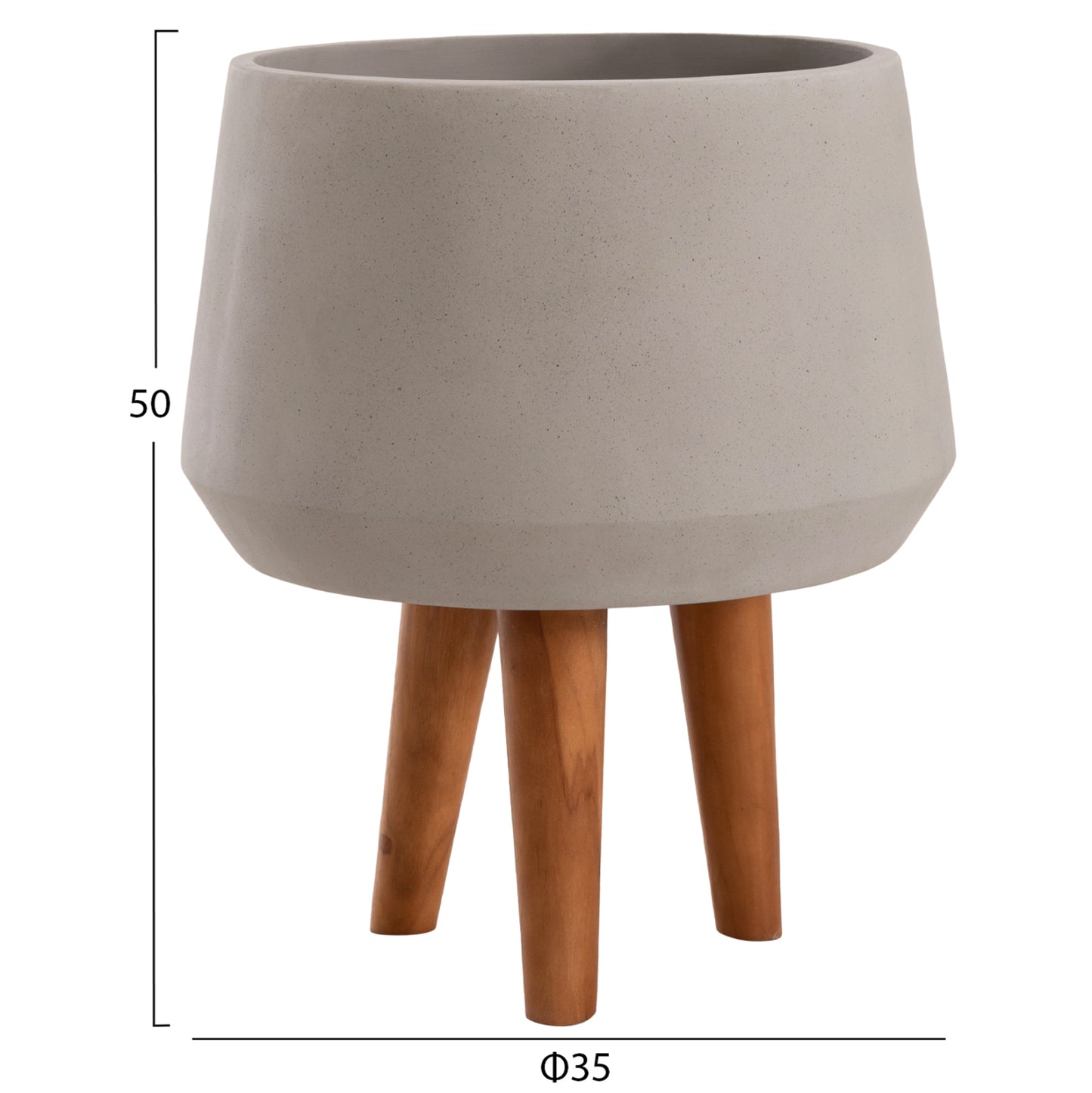 ΓΛΑΣΤΡΑ ΕΣΩΤ. ΧΩΡΟΥ QUAN FIBER CEMENT ΓΚΡΙ-ΒΑΣΗ TEAK Φ35x50