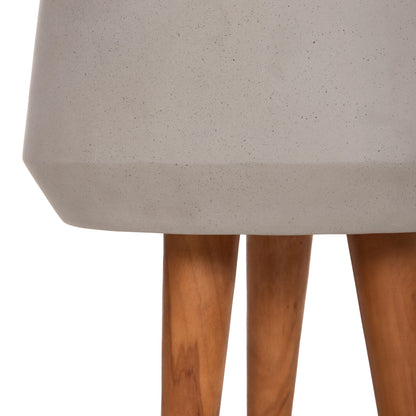 ΓΛΑΣΤΡΑ ΕΣΩΤ. ΧΩΡΟΥ QUAN FIBER CEMENT ΓΚΡΙ-ΒΑΣΗ TEAK Φ35x50
