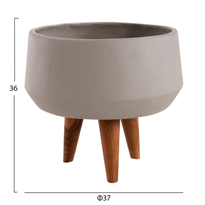 ΓΛΑΣΤΡΑ ΕΣΩΤ. ΧΩΡΟΥ QUAN FIBER CEMENT ΓΚΡΙ-ΒΑΣΗ TEAK Φ37x36