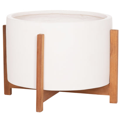 ΓΛΑΣΤΡΑ ΕΣΩΤ. ΧΩΡΟΥ HOFF FIBER CEMENT ΛΕΥΚΟ-TEAK ΒΑΣΗ Φ50x35