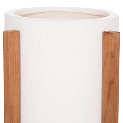 ΓΛΑΣΤΡΑ ΕΣΩΤ. ΧΩΡΟΥ HOFF FIBER CEMENT ΛΕΥΚΟ-TEAK ΒΑΣΗ Φ33x42