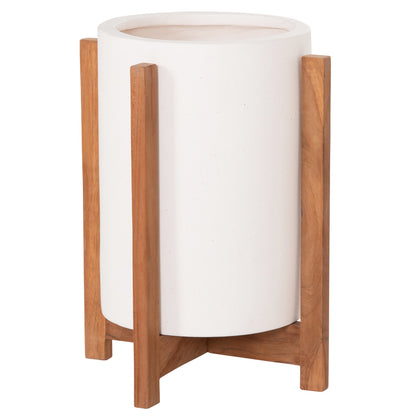ΓΛΑΣΤΡΑ ΕΣΩΤ. ΧΩΡΟΥ HOFF FIBER CEMENT ΛΕΥΚΟ-TEAK ΒΑΣΗ Φ33x42