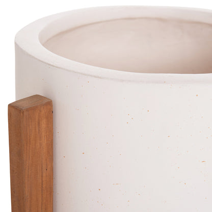 ΓΛΑΣΤΡΑ ΕΣΩΤ. ΧΩΡΟΥ HOFF FIBER CEMENT ΛΕΥΚΟ-TEAK ΒΑΣΗ Φ33x42