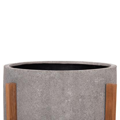 ΓΛΑΣΤΡΑ ΕΣΩΤ. ΧΩΡΟΥ HOFF FIBER CEMENT ΓΚΡΙ-TEAK ΒΑΣΗ Φ50x35