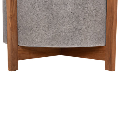 ΓΛΑΣΤΡΑ ΕΣΩΤ. ΧΩΡΟΥ HOFF FIBER CEMENT ΓΚΡΙ-TEAK ΒΑΣΗ Φ50x35