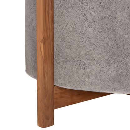 ΓΛΑΣΤΡΑ ΕΣΩΤ. ΧΩΡΟΥ HOFF FIBER CEMENT ΓΚΡΙ-TEAK ΒΑΣΗ Φ50x35