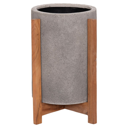 ΓΛΑΣΤΡΑ ΕΣΩΤ. ΧΩΡΟΥ HOFF FIBER CEMENT ΓΚΡΙ-TEAK ΒΑΣΗ Φ33x42